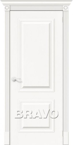 Межкомнатная шпонированная дверь Вуд Классик-12 Whitey - купить в интернет-магазине Diopt.ru