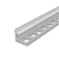 Раскладка внутренняя для плитки 10 мм 2,5м "Идеал", Светло-серый