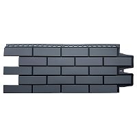 Фасадная панель Grand Line Клинкерный кирпич Design Графит со швом RAL 9005 968х390 мм