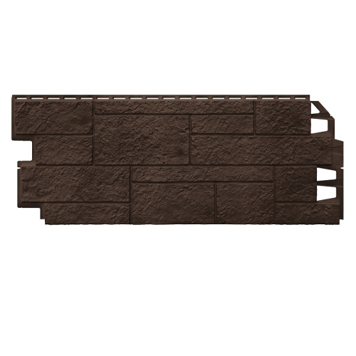 Фасадная панель ТН ОПТИМА Песчаник темно-коричневый - купить в интернет-магазине Diopt.ru