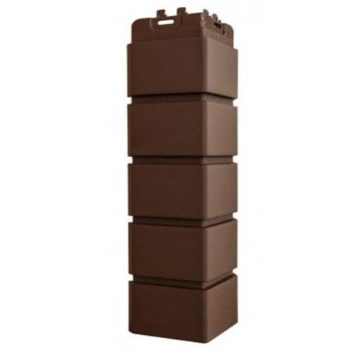 Угол наружный Grand Line Клинкерный кирпич Classic Шоколадный 390х120х120 мм - купить в интернет-магазине Diopt.ru