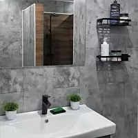 Стеновая панель ПВХ Кронапласт Unique Метро серый 2700х250 мм