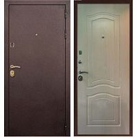 Входная дверь Rex Лайт 3 (Антик медь / Беленый дуб)